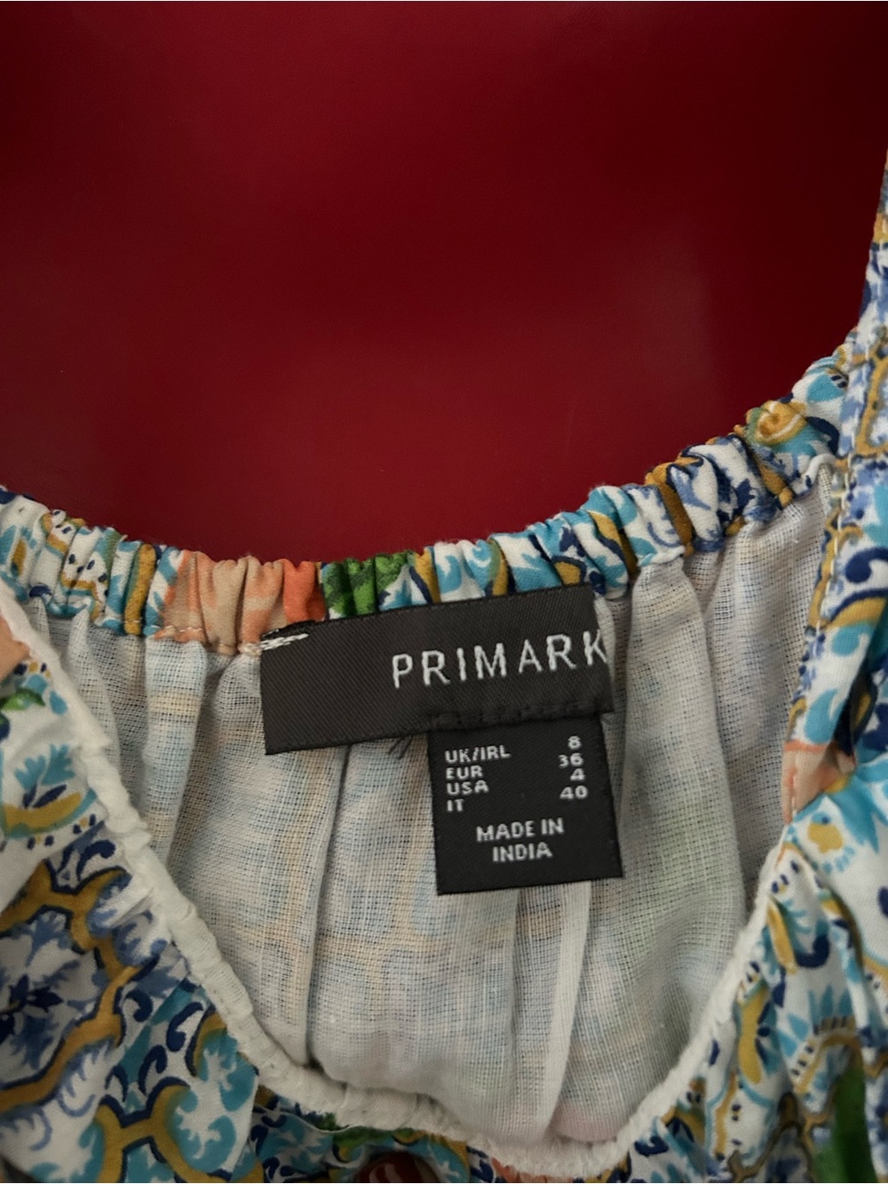 Primark Multicolor Tile-Print Sleeveless Dress - Picture 2 of 2